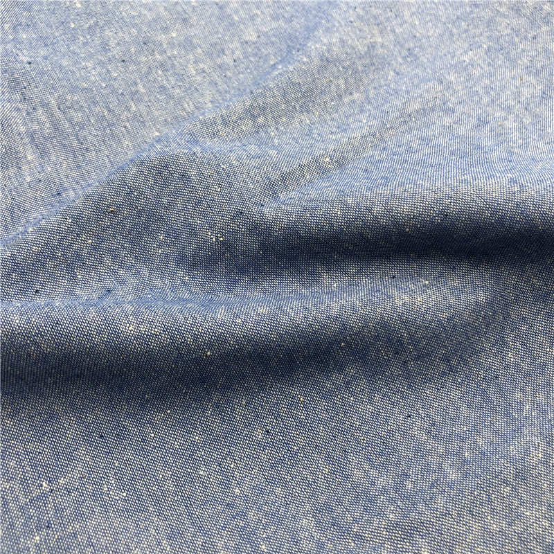 20支平纹色织棉布 全棉色织衬衫面料 木棉纺织品春夏男装衬衣面料