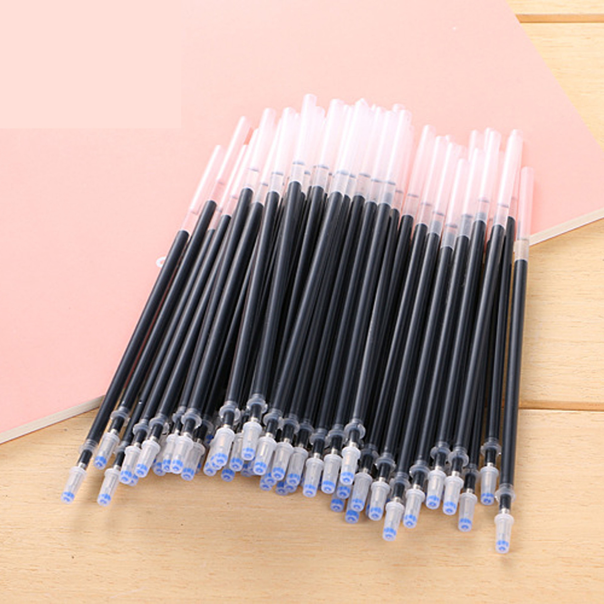 水性笔芯散装0.5mm中性笔芯黑色全子弹头优质笔芯学用批发