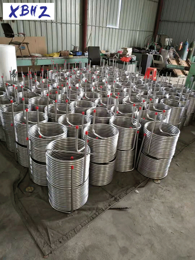 厂家定制冷水机盘管不锈钢盘管自酿啤酒冷却盘管饮料机盘管蒸发器