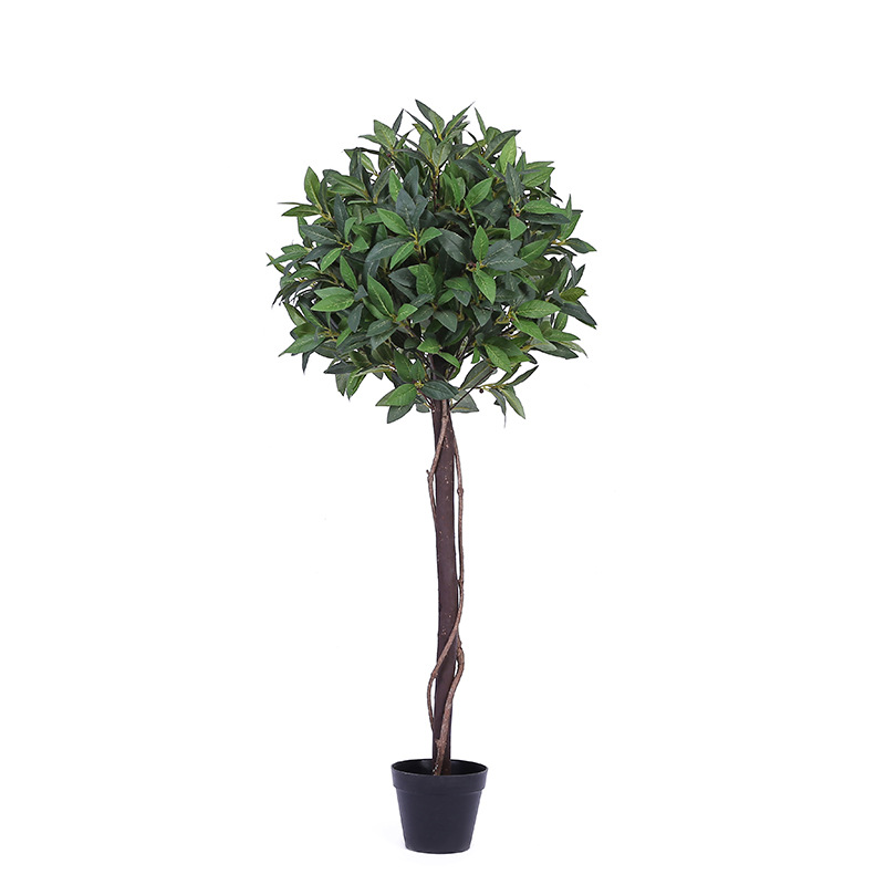 Factory Direct Supply Simulation Plant Evergreen Laurel Fake Trees Hotel Home Decoration Simulation Green Plant Pot Wholesale