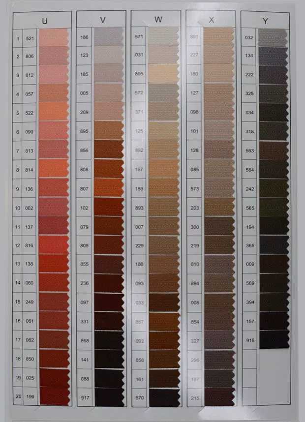 日本ykk拉链色卡 原装正品日本ykk-国际颜色标准582个颜色ykk拉链