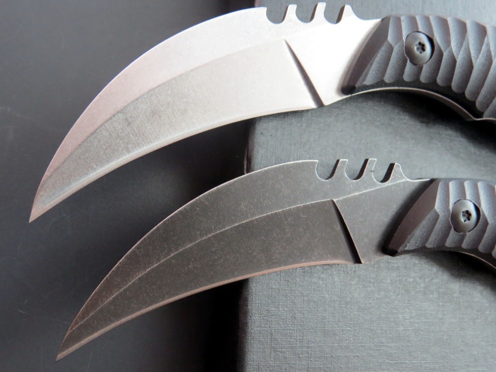 新品c1690直刀石洗面刀  d2钢刀狩猎刀户外野营edc刀