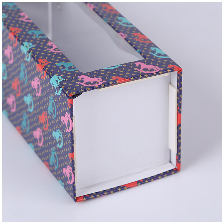 开天窗式纸盒 方形包装盒定制 药盒白卡彩印 化妆品彩盒 专业生产