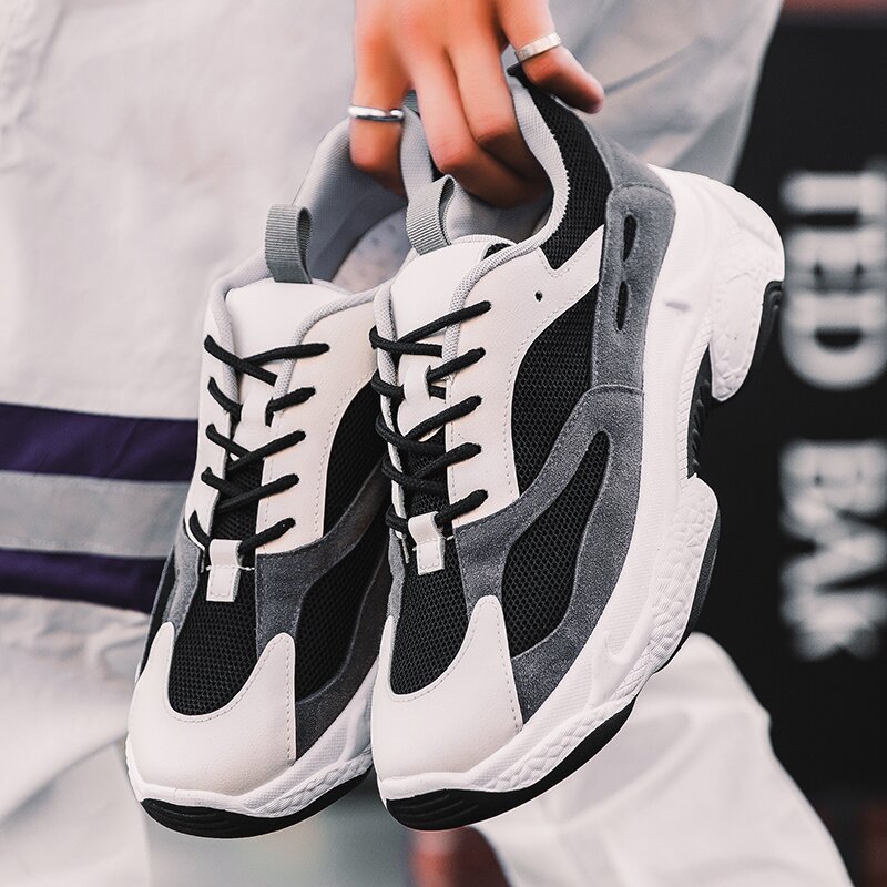 男潮鞋_老爹鞋男ins潮鞋红百搭韩版潮流ulzzang休闲运动 微商