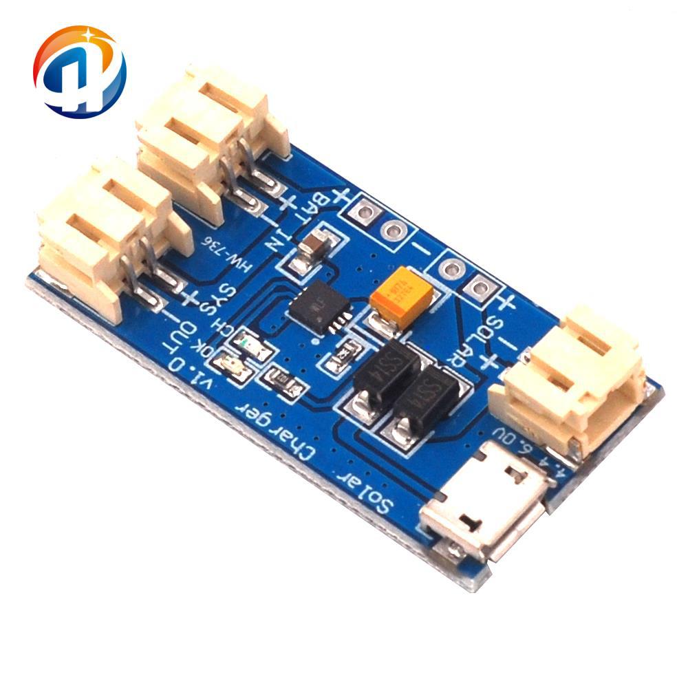 0这是基于单个锂电池充电管理芯片cn3065的超级迷你太阳能lipo充电器