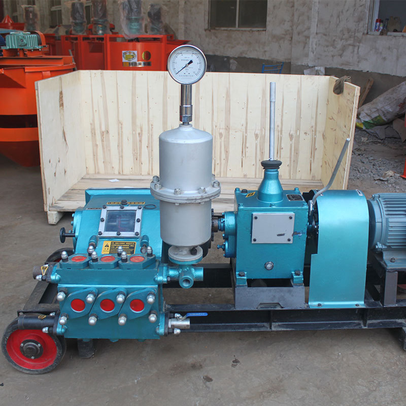 三缸往复式注浆机地基加固锚索注浆机价格桥梁桩基锚索注浆设备