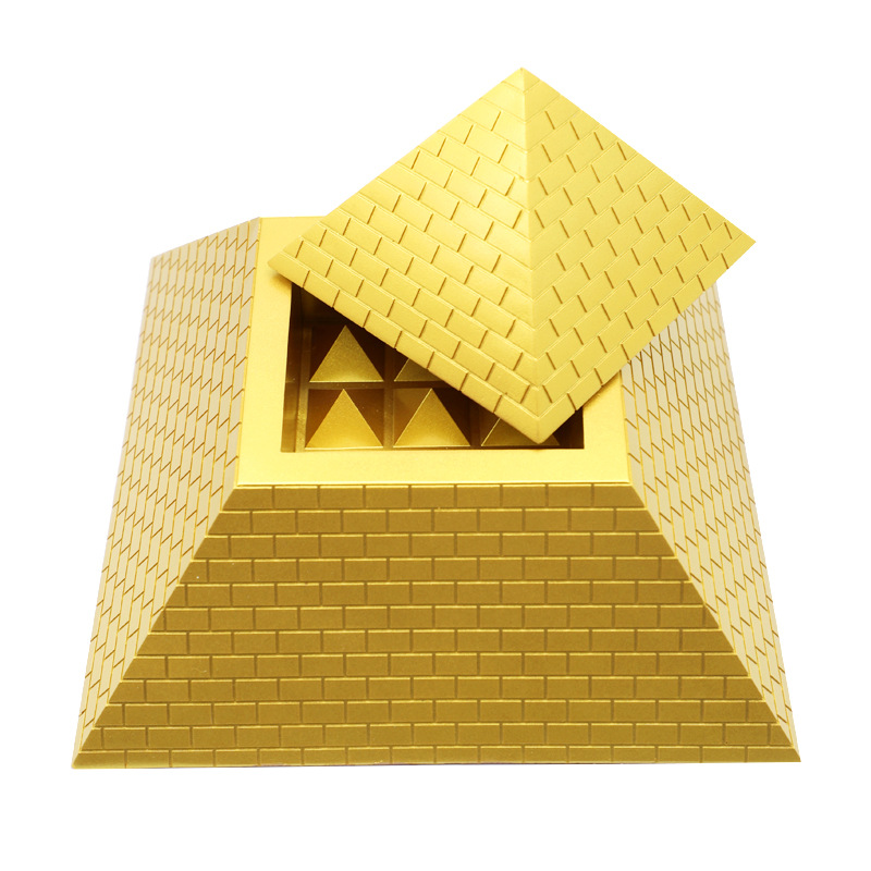 福夫高负离子金字塔许愿发生器一秒提升正能量杨公寻龙尺风水摆件