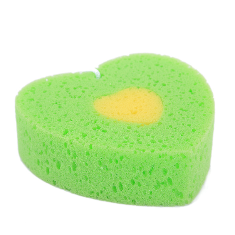 New Love Spong Mop Double-Sided Dish Sponges Pot Artifact Strong Decontamination Cleaning Brush Sponge Wipe Scouring Pad