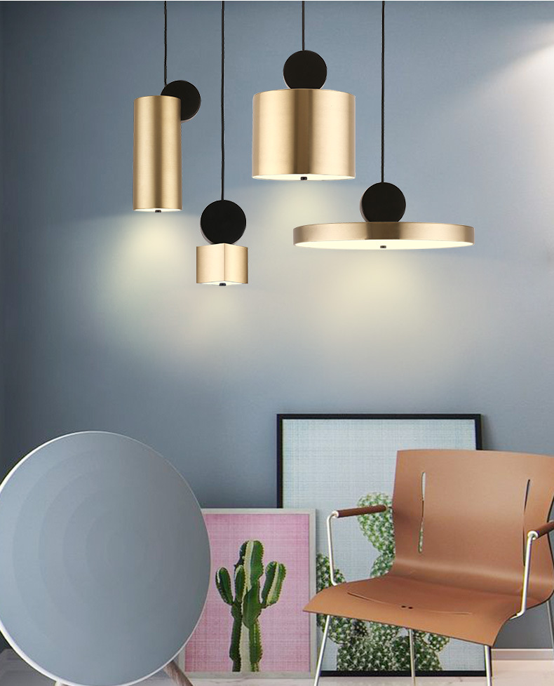北欧时尚卧室床头小吊灯现代简约led餐厅吧台装饰ins网红单头灯具