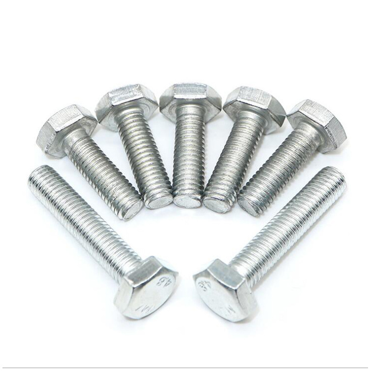 现货供应 镀锌外六角螺栓30栓21栓本色螺栓热镀锌螺丝30栓厂家