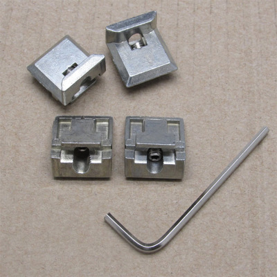 锁扣锁点窗户铝合金锁座平开窗加高挡块断桥边框锁块卡内开内倒锁