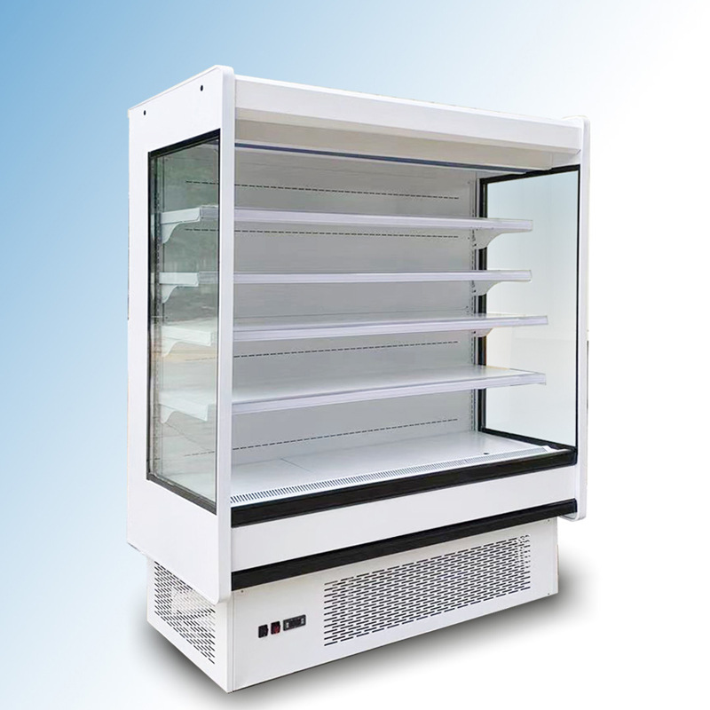 水果保鲜柜蔬菜风幕柜低温奶柜饮料冷藏柜立式敞开式冷藏展示冰柜