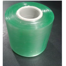 批发绿色缠绕保护薄膜6CM打包膜PVC电线PE拉伸膜大卷工业包装膜