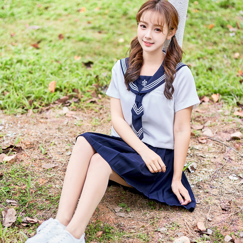 夏季日系水手服韩版女学生jk制服学院风套装班服校服