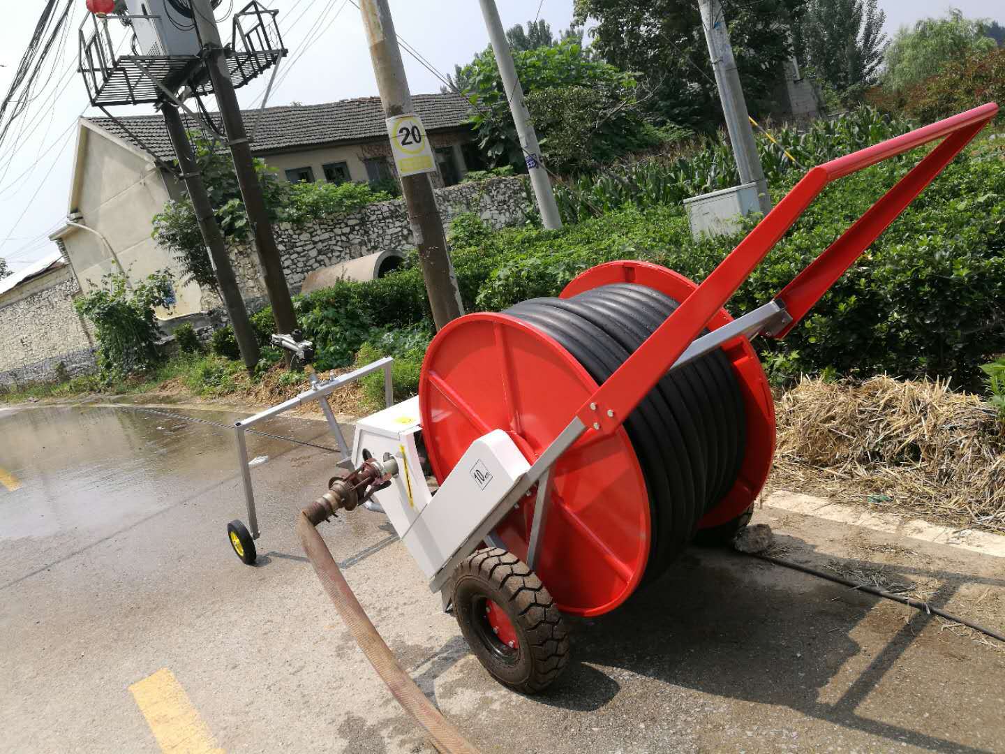 卷盘式喷灌机jp50180型农用田地喷灌机绞盘式喷灌机