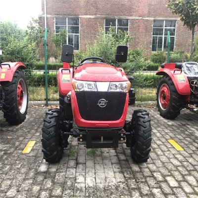供应性能卓越中型泰山农用拖拉机 水田轮胎四驱四轮拖拉机