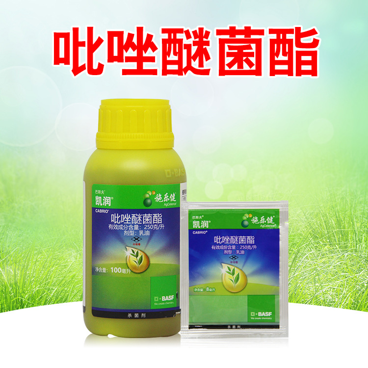 凯润25%吡唑醚菌酯霜霉白粉叶斑黑星病农药杀菌剂100ml*10瓶