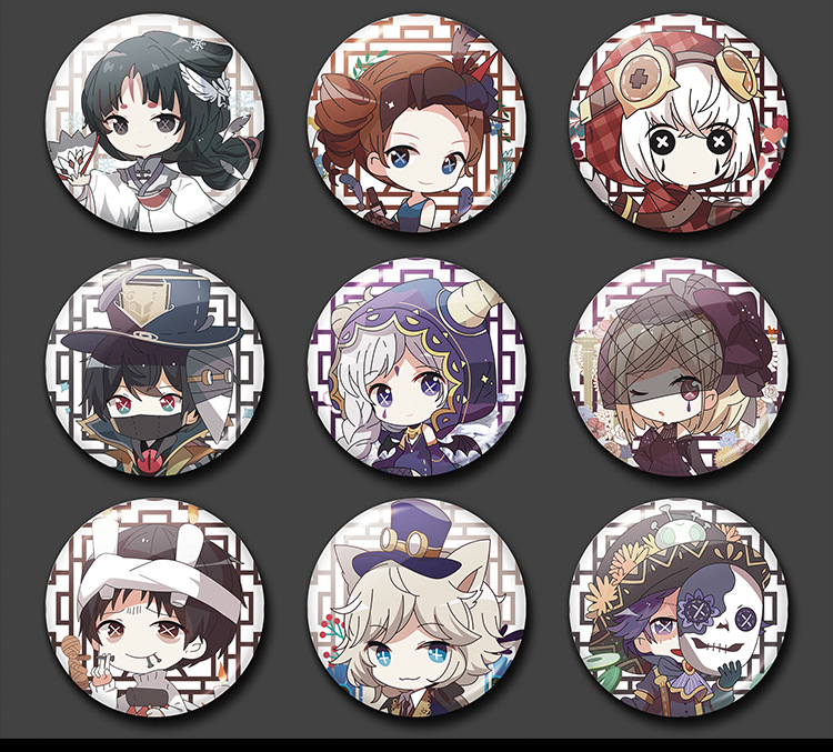 【黑鸭动漫】第五人格徽章动漫二次元佣兵杰克约瑟夫吧唧胸针胸章