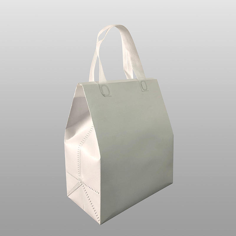 加工定做各种款式封口防拆包保温无纺布袋外卖打包镀铝膜手提袋子