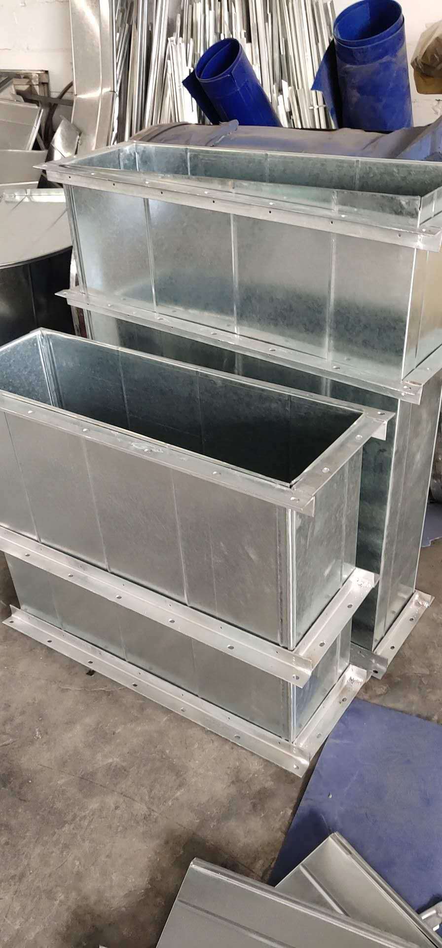 白铁皮弯头/三通管件加工 螺旋风管,矩形风管配件管件加工厂家