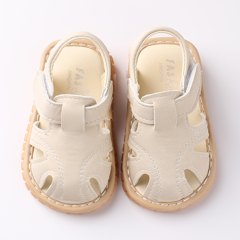 Baby Shouting Sandals Summer Children's Shoes Baby Shoes Toddler Shoes Soft Bottom Non-Slip 0-2 Years Old Male and Female Baby 2262