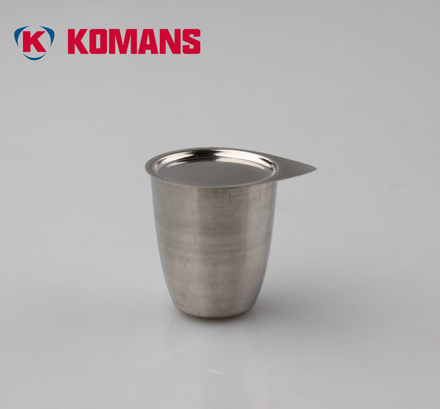 95%纯度实验室专用铂金坩埚白金坩埚蒸发皿10ml30ml50ml