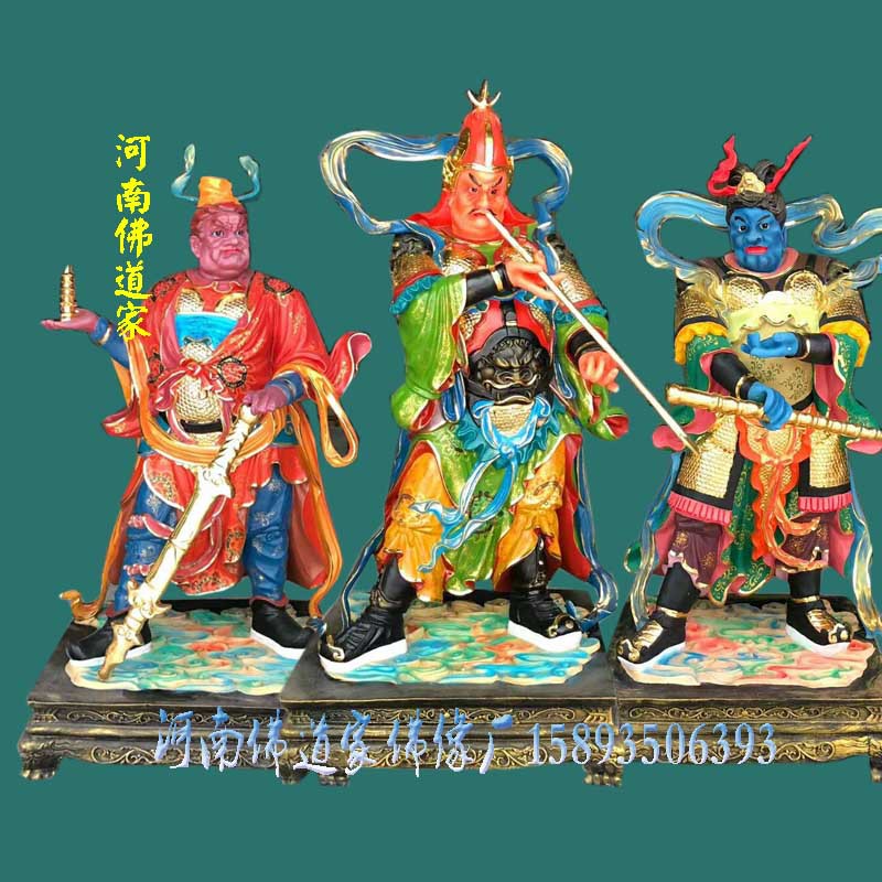 佛寺山门二金刚神像 哼哈二将佛教护法神像 佛教护寺门神佛像批发