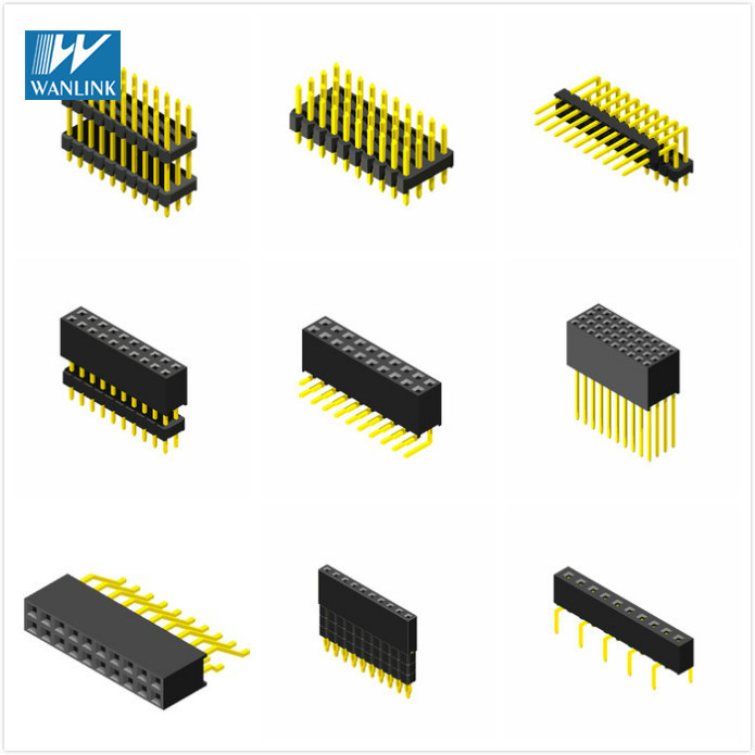 0/2.54mm间距排针排母直针弯针贴片全系列-阿里巴巴