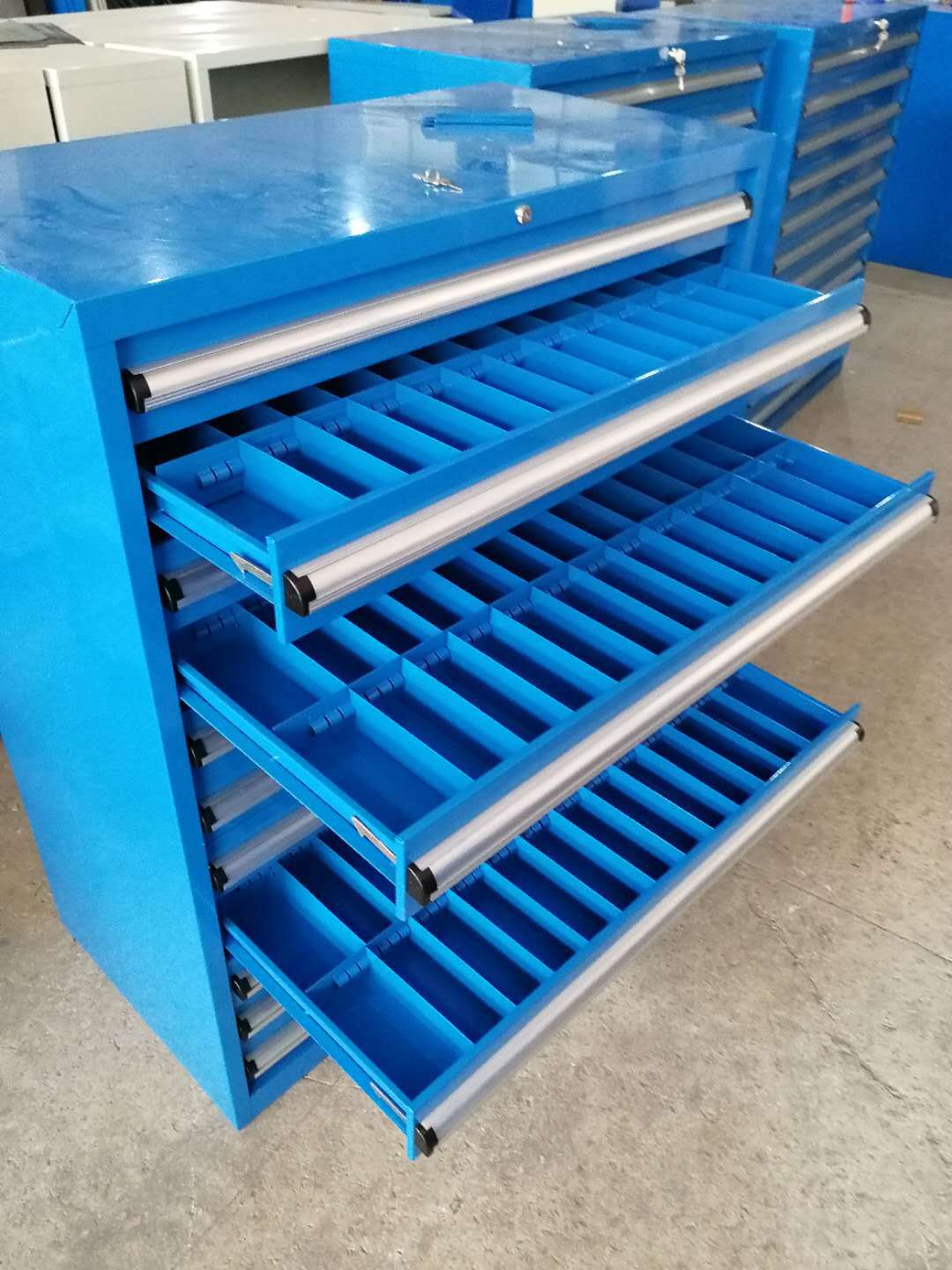 直销惠州重型工具柜 11层工具柜 抽屉式工具柜 储物柜 五金抽屉柜