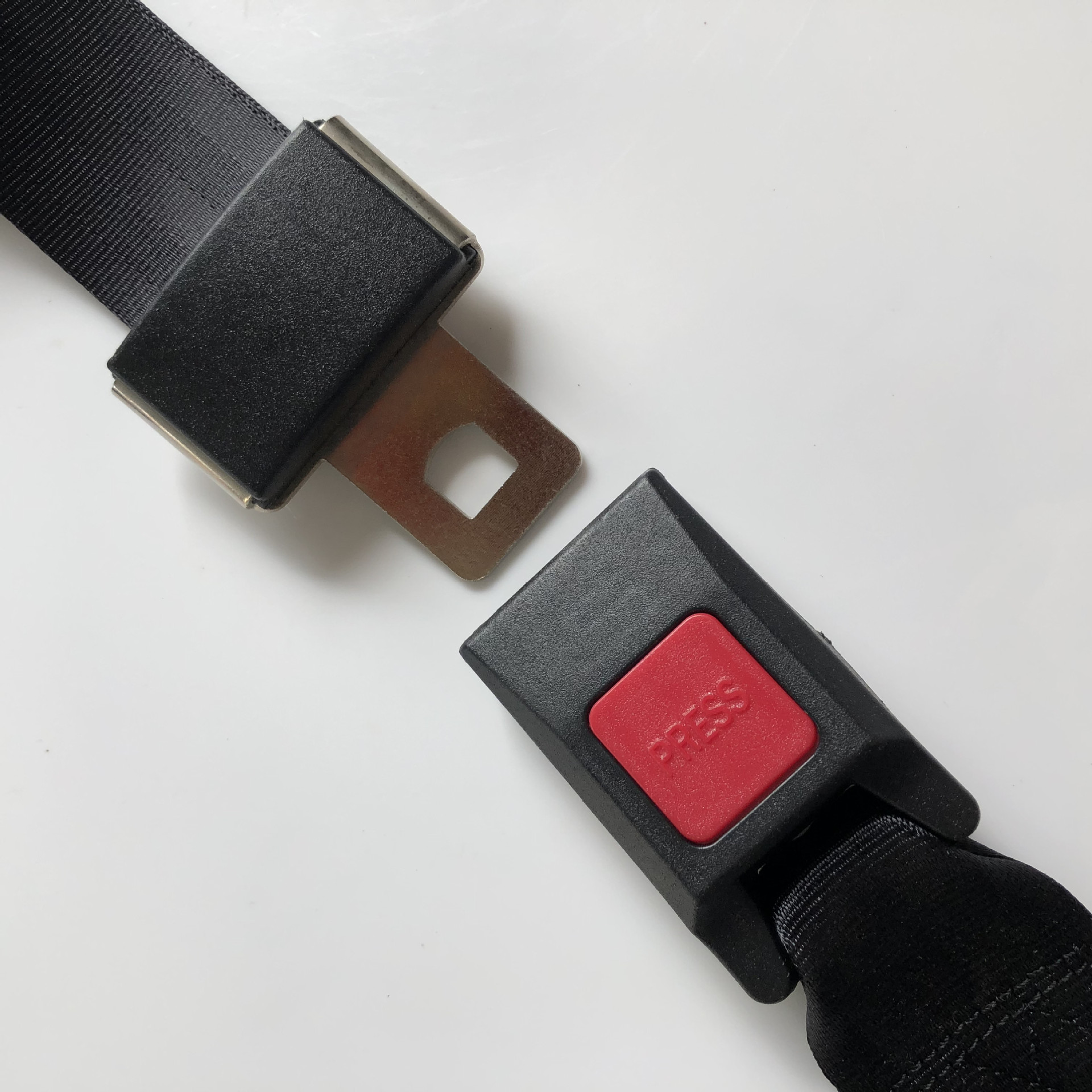 简易汽车两2点式安全带 叉车公交车大客车用安全带通用保险带腰带