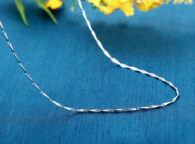 白铜项链防过敏时尚瓜子链盒子链十字链元宝链单细链子搭配项坠饰