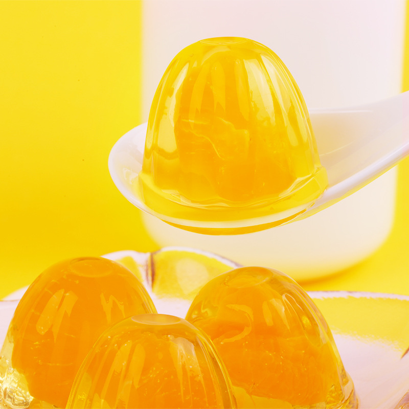 初冻果味果冻蜜桔味果肉果冻 散装批发510g/袋