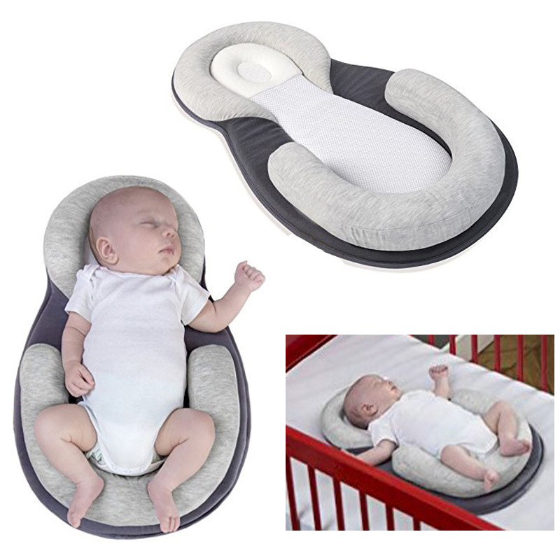 Body Support Exclusive for Cross-Border Baby Shaping Positioning Deformational Head Prevention Pillow Anti-Rollover Protection Mat Correct Head Shape