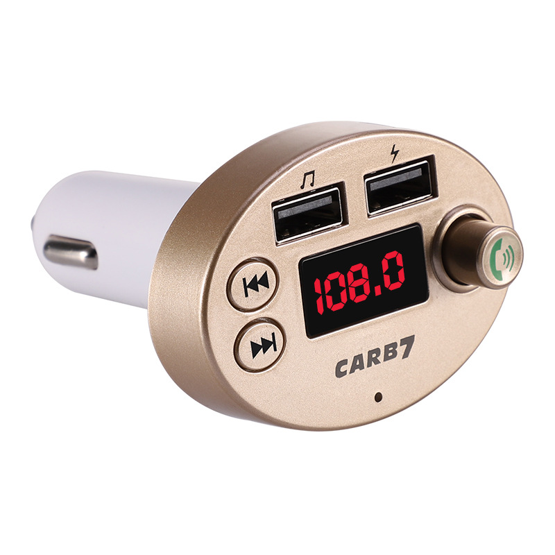 Car Video Player Car Cigarette Lighter Type Hands-Free Phone Dual Usb Rechargeable Mp3 Car Player