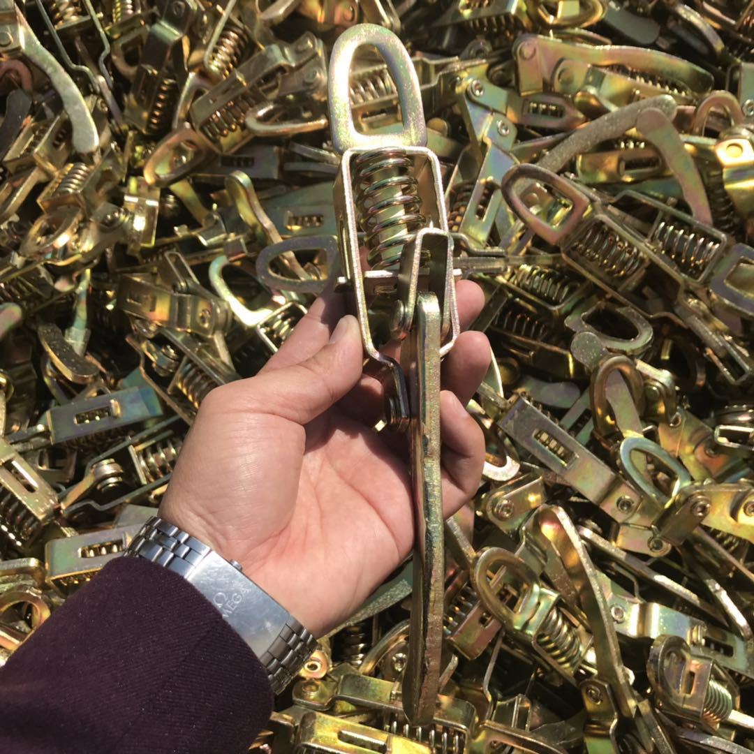 皮卡货车车厢锁扣 电动三轮弹簧手扣 箱货门把手挂钩 栏板锁扣勾