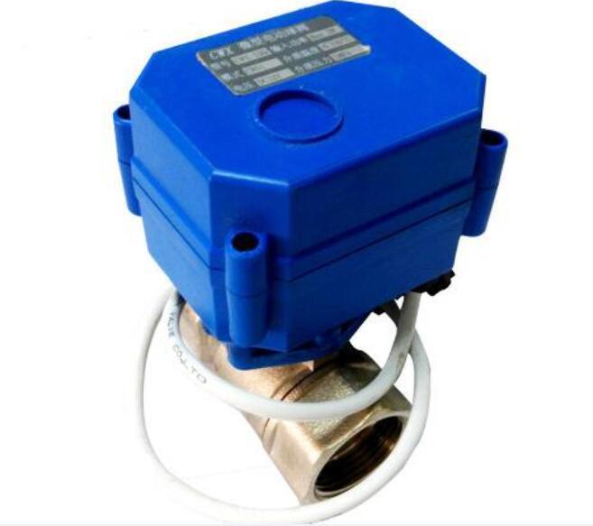 可定时开关微型电动两通球阀hycwx-15q排水电动球阀 自动灌溉球阀