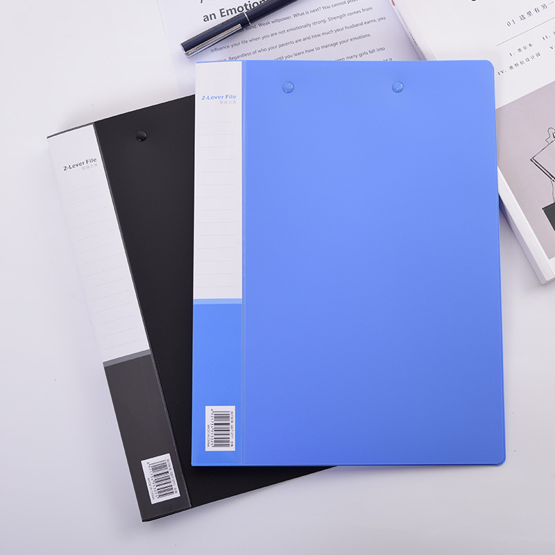 得力文具5301es文件夹单夹a4单强力夹资料夹pp塑料办公文件夹批发
