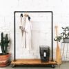 American style Retro Industry Water pipe solid wood Clothing rack Clothes hanger Bold couture coat hanger