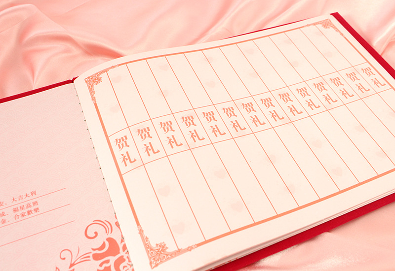 结婚礼簿本婚礼手写结婚记账本礼金簿创意绒面高档收礼簿嘉宾礼簿