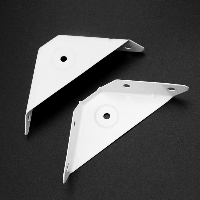 三面固定角铁吊柜三角撑吊柜角码喷白漆挂角拐角橱柜吊码三角吊码