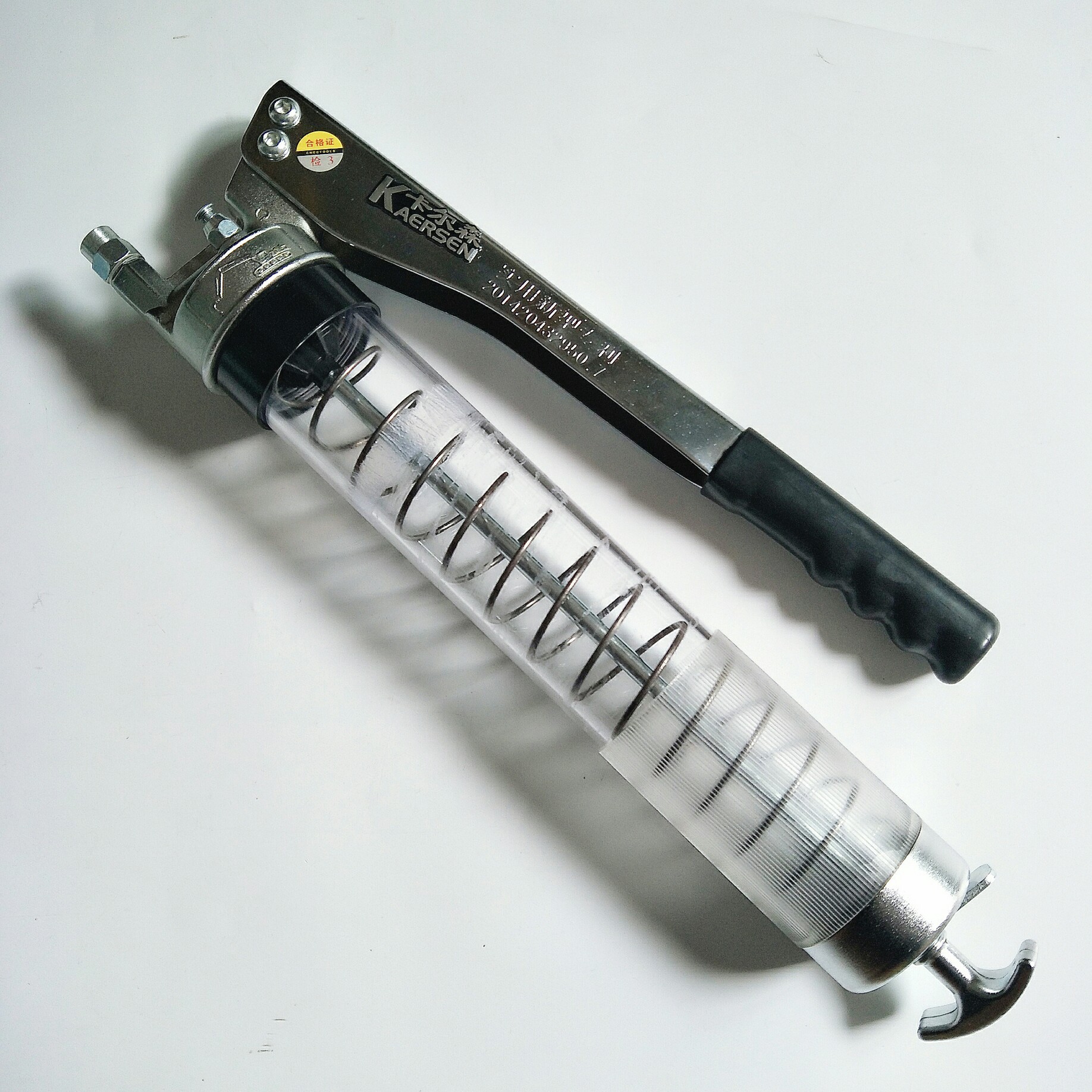 供应卡尔森齿轮式黄油枪高压600/900cc自吸省力黄油枪机械专用