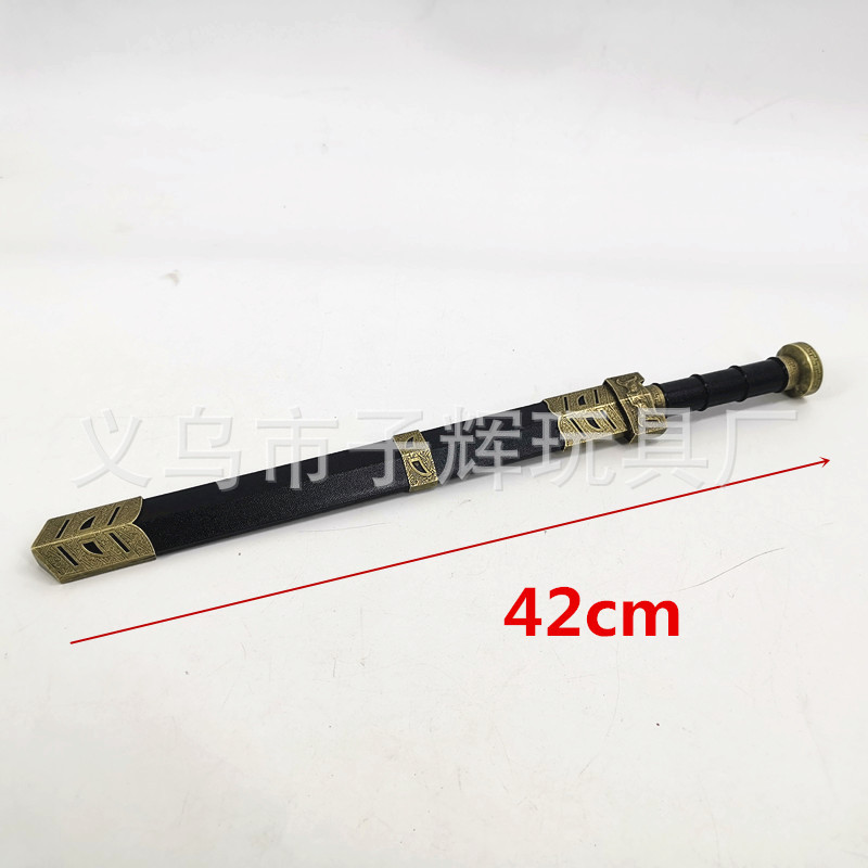 Travel Crafts Wholesale Qin and Han Sword Zhongzheng Sword Yue Wang Sword Antique Sword Crafts Metal Small Sword Not Open Blade