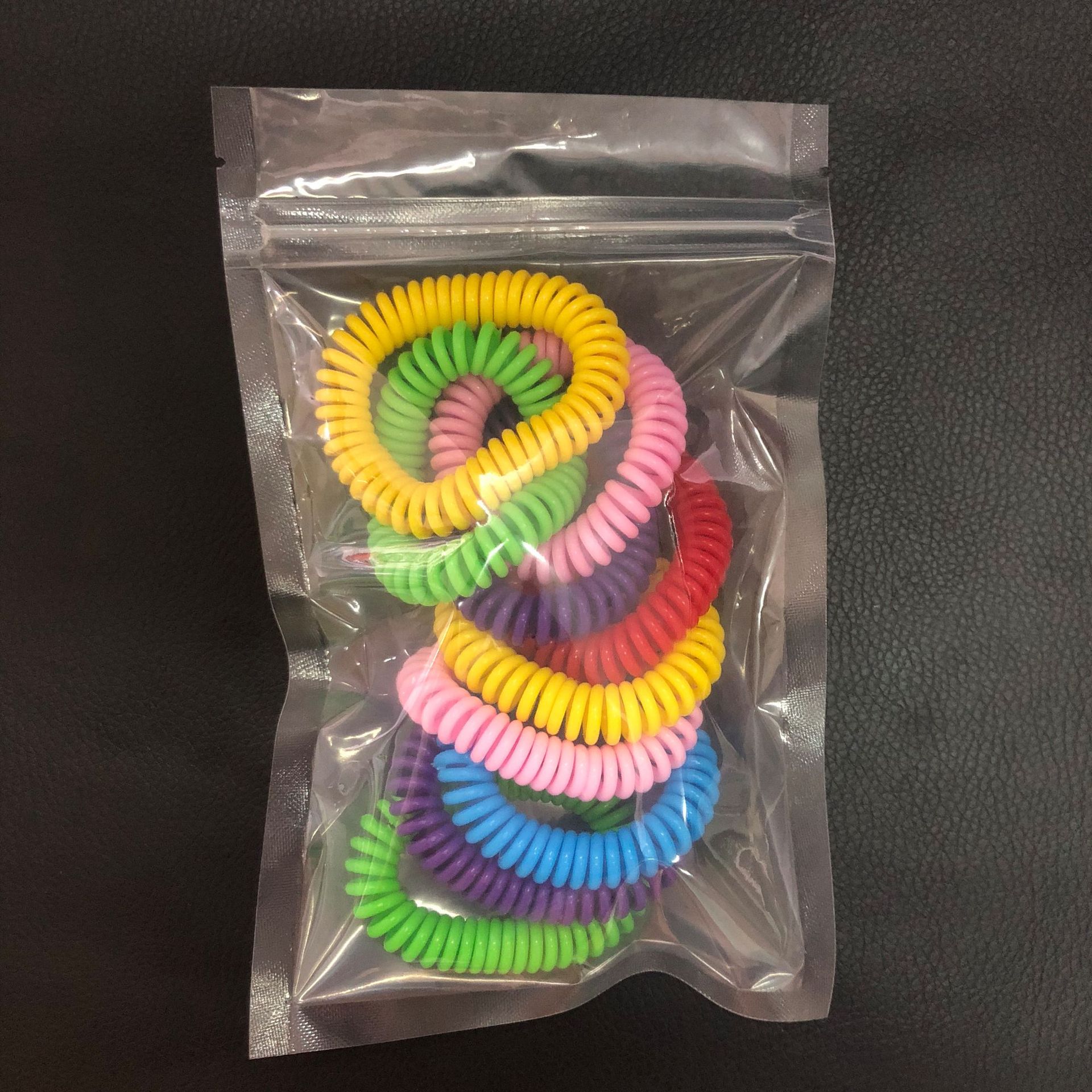 促销十条装电话线圈驱蚊手环防蚊eva手链便携儿童小孩防蚊可用