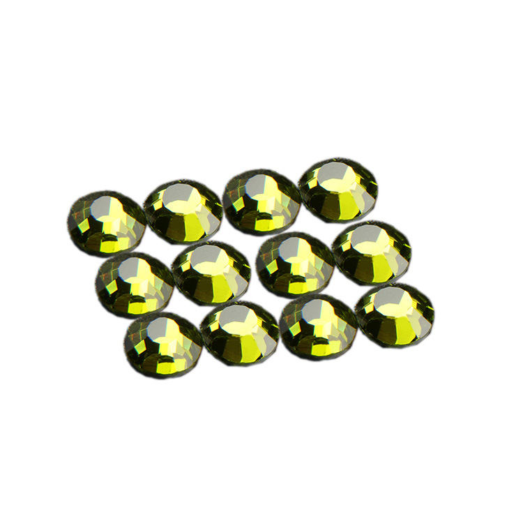 Exclusive for Cross-Border Clothing Accessories Hot Colorful Crystals Deep Olive round AB Magic Color Wholesale Bag Decoration Glass Drill