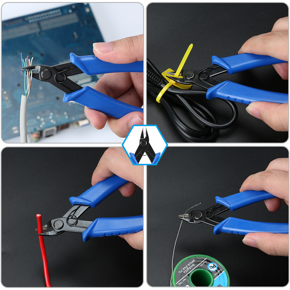 友福尖嘴斜口钳断线钳电工剥线钳工业级多功能省力钢丝钳子