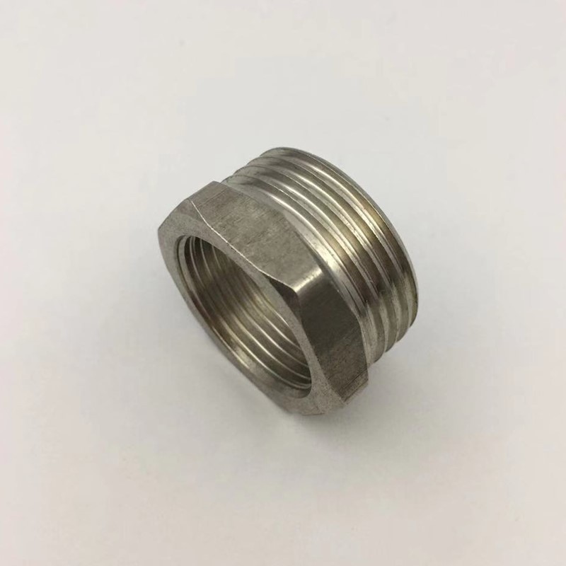 不锈钢补芯 内外丝补心内外牙异径转换接头变径大小头直接3分4分