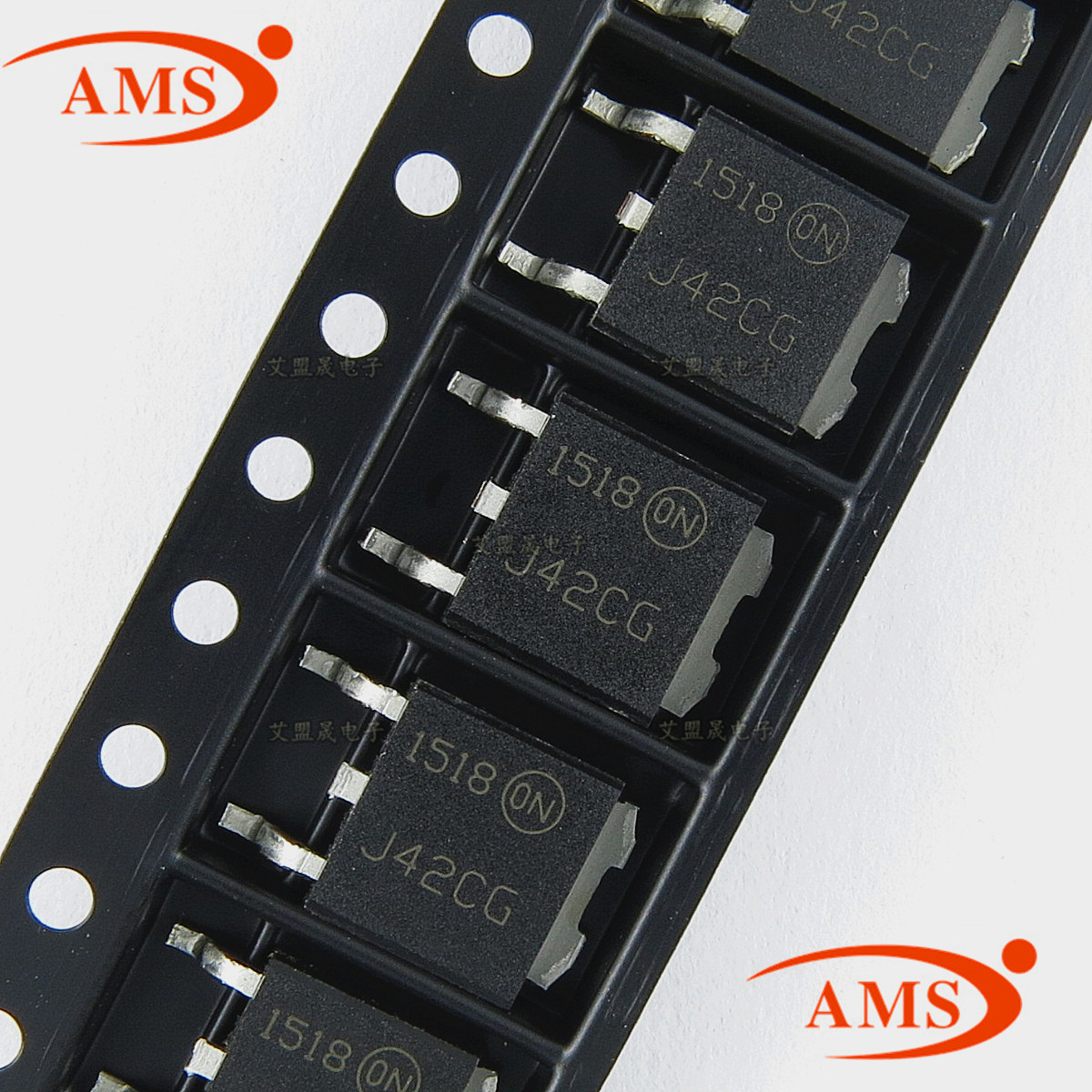 mjd42cg j42cg to-252贴片 达林顿三极管 on/安森美 mjd42c