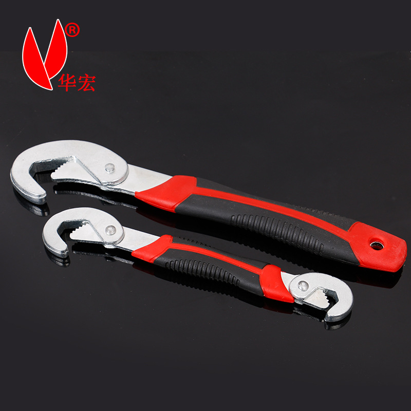 Factory Multi-Functional Universal Wrench 2PS Synthetic Set One Large and One Small Plumbing Stillson Wrench Quick Opening