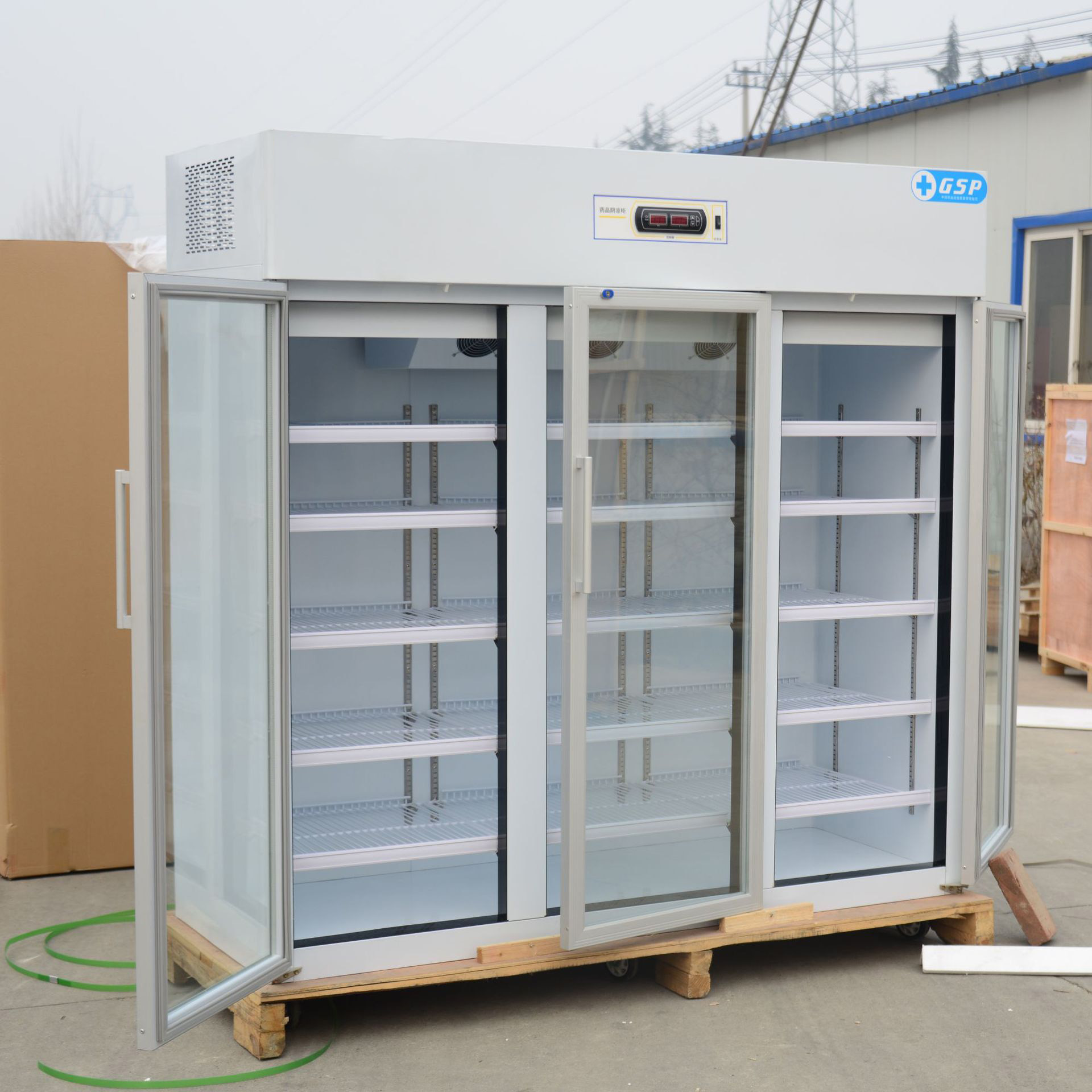 博科立式1360升blc-1360三开门大容积阴凉柜