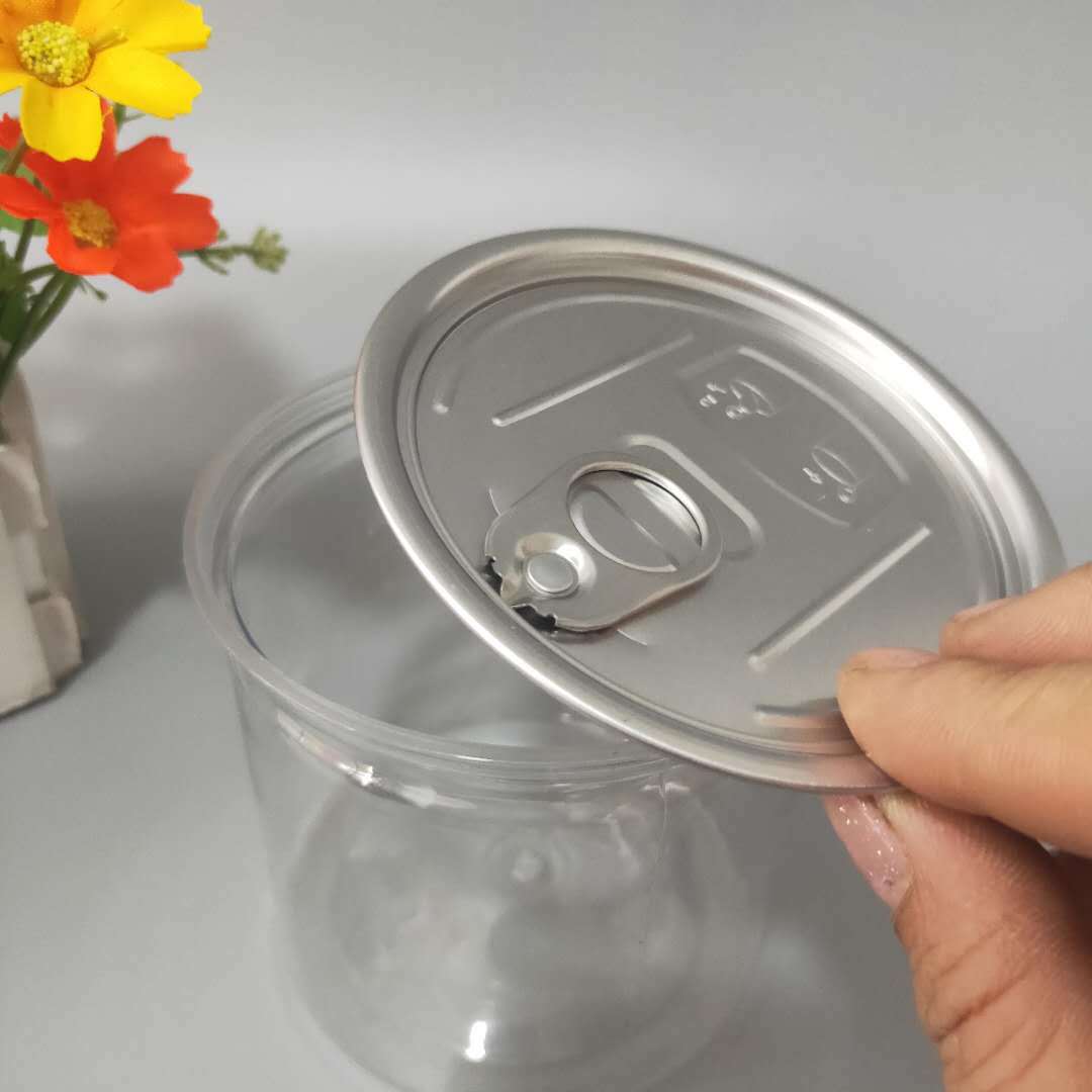 透明易拉罐_现货供应透明易拉罐 pet塑料易拉罐 海鲜易拉罐包装 - 阿